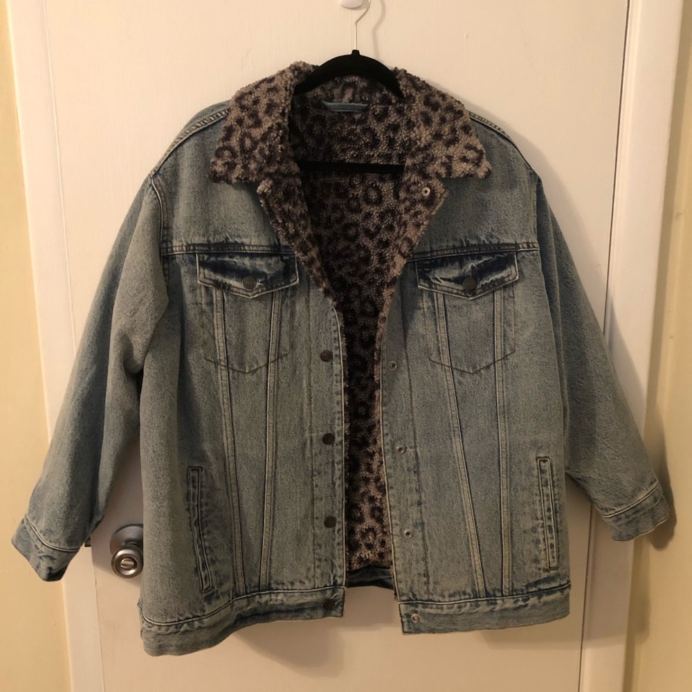 Free People Oversized Denim Jacket